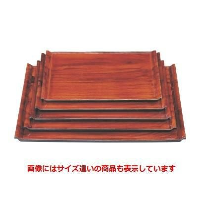 お盆 宴盆紫檀底黒塗尺1寸 SS塗 NS加工