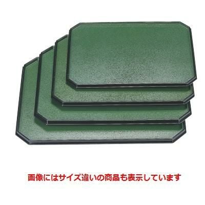 長手盆 隅切長手盆ｸﾞﾘーﾝ石目渕黒尺2寸 NS加工 /業務用/新品/小物送料