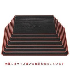 お盆 一休木目盆黒天朱尺3寸 NS加工