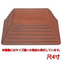 お盆 一休木目盆栃尺4寸