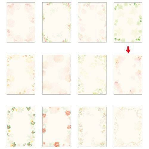 デザインペーパーフラール ハートフル/10枚×5冊入