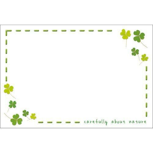 ショーカード はがきサイズ クローバー/30枚×5冊入