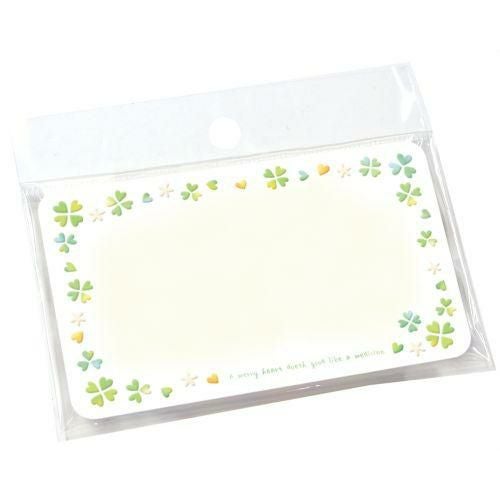 ファンタジーカード カラフルクローバー/15枚×5冊入