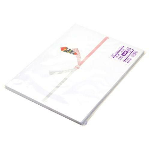 のし紙 A4判 十本結切 京/100枚×5冊入