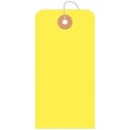 カラー荷札 大 黄 一穴 1000P/1000枚×1箱