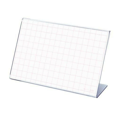 カード立 L型 PET・トーメイ/10個入1箱