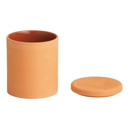 テラコッタ 切立キャニスターS 蓋付