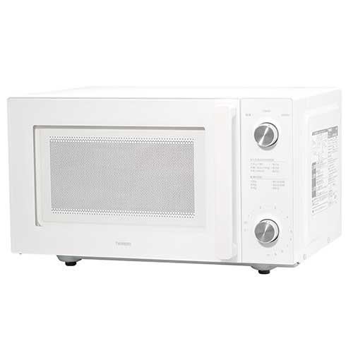 【期間限定価格】DR-LD20W【ツインバード】フラット電子レンジ 20L ヘルツフリー 幅460×奥行350×高さ275(mm)【家庭用/】