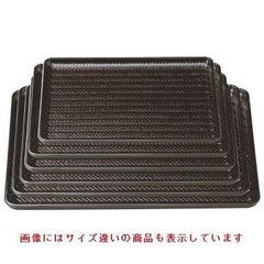 長手盆 竹目長手盆茶パール天黒尺2寸 NS加工