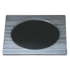 お盆 尺0寸昇陽角盆銀刷毛目