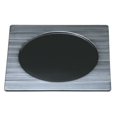 お盆 尺0寸昇陽角盆銀刷毛目