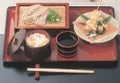 長手盆 ニュー長手カスリ盆朱研出し尺4寸