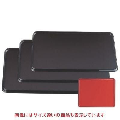 長手盆 長手両面盆タメパール渕黒/朱天黒尺3寸 A面NS加工