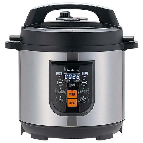 ワンダーシェフ マイコン電気圧力鍋8.0L 楽ポンプ口8L OEDF80