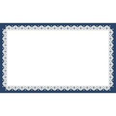 ショーカード 名刺サイズ レース 紺/30枚×5冊入