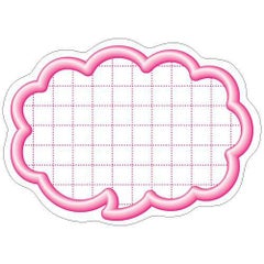 抜型カード 立体枠 吹出し 小 ピンク/50枚×5冊入