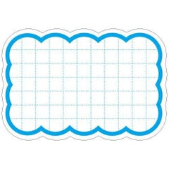 抜型カード 雲 中 ブルー/50枚×5冊入