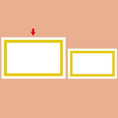 ショーカード 中 金箔枠/30枚×5冊入