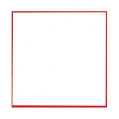 敷紙 3号 赤枠 厚口/100枚×5冊入