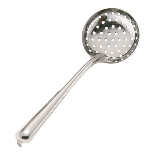 SA18-0お玉杓子 穴明 (カギ付) 9cm