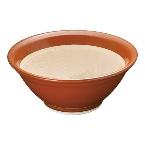 シリコンゴム付 スリ鉢(石見焼) 10号