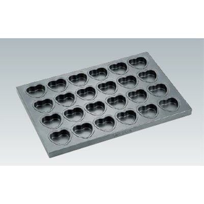 シリコン加工ハート型天板 24面 SN9213