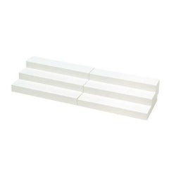 スライド式ひな段 ホワイト/1台