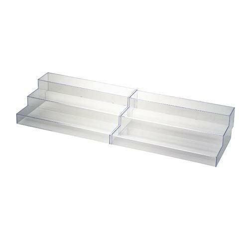 スライド式ひな段 クリア/1台