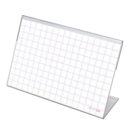 カード立 L型 PET・トーメイ/10個入1箱