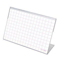 カード立 L型 PET・トーメイ/10個入1箱