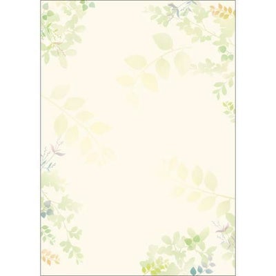 デザインペーパーフラール グリーンズ/10枚×5冊入