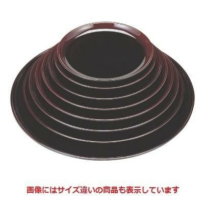 丸盆 丸盆溜底黒塗8寸 SS塗 NS加工