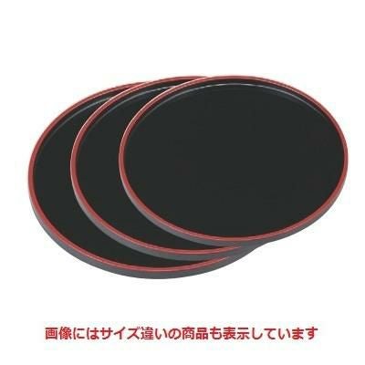 丸盆 丸盆黒天朱8寸