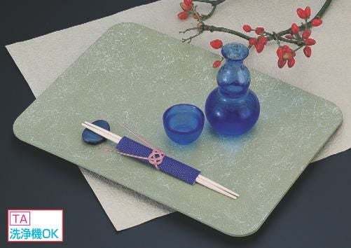 長手盆 耐熱寿長手盆うぐいす和紙尺3寸