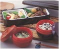 弁当箱 H-500保温飯器・汁器(二重構造)ブラウン色スクリューキャップ式