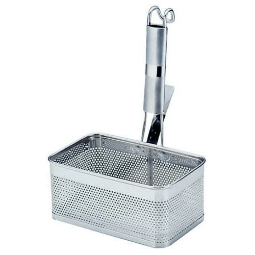 エコクリーン UKパンチング角てぼ 横型 S 18-8パイプ柄