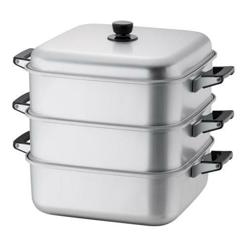 アルマイト角型蒸器 36cm 二重