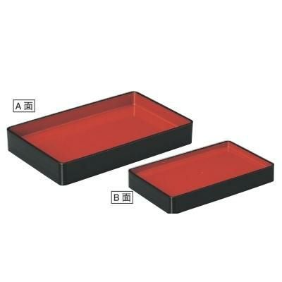 番重 新デリカ両面番重尺1寸黒内朱 食器//小物送料対象商品
