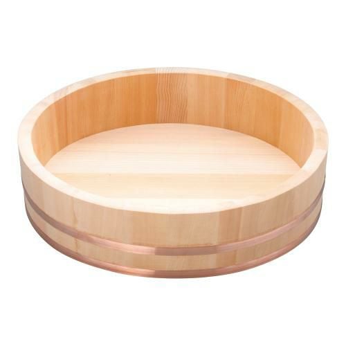 木製銅箍 飯台(サワラ材) 48cm