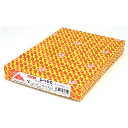 三角くじ 小槌 手貼り 等級なし/1200枚×1箱