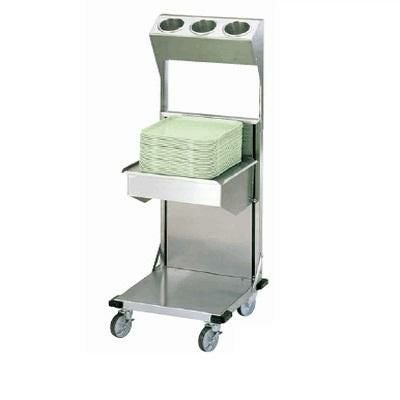 ラック・トレイディスペンサー リフト型 KN4245-S3 シルバーシリンダー付