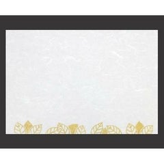 敷紙 尺3寸長手和紙敷マット(100枚単位)木の葉紋