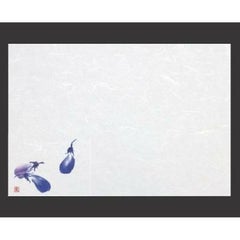 敷紙 尺3寸長手和紙敷マット(100枚単位)茄子(7月～9月)