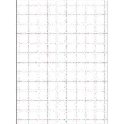 POP用紙 大 白 アミ目入/50枚×1冊