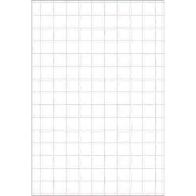 POP用紙 みの判 白 アミ目入/50枚×1冊