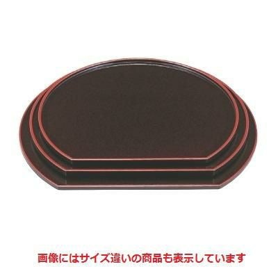 半月盆 部半月盆溜パール天朱尺1寸