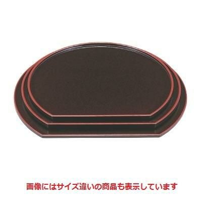 半月盆 部半月盆溜パール天朱尺3寸