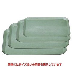 トレー 耐熱長手トレーグリーン雲流41cm NS加工
