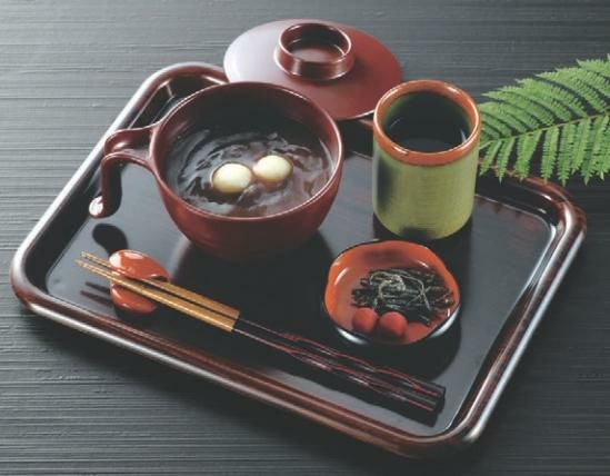 汁椀 手付スープ椀総銀朱