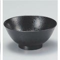 飯碗 刷毛目飯椀総黒石目